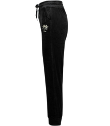 Velour tie sweatpants with embroidery LAILA