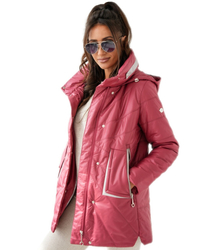 Women's transitional warm jacket Elegant Hood For autumn MAGDA