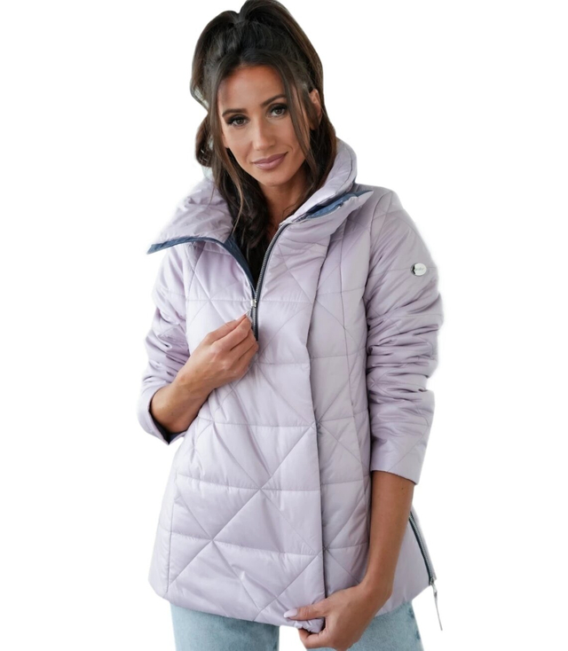 Women's transitional warm jacket Elegant Hood For autumn DIANA