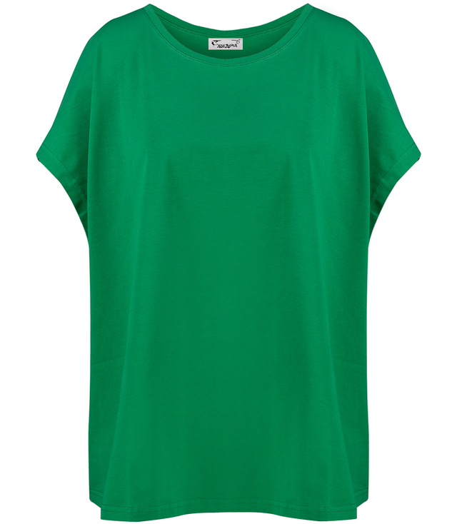 Blouse t-shirt with round neckline oversize Emma