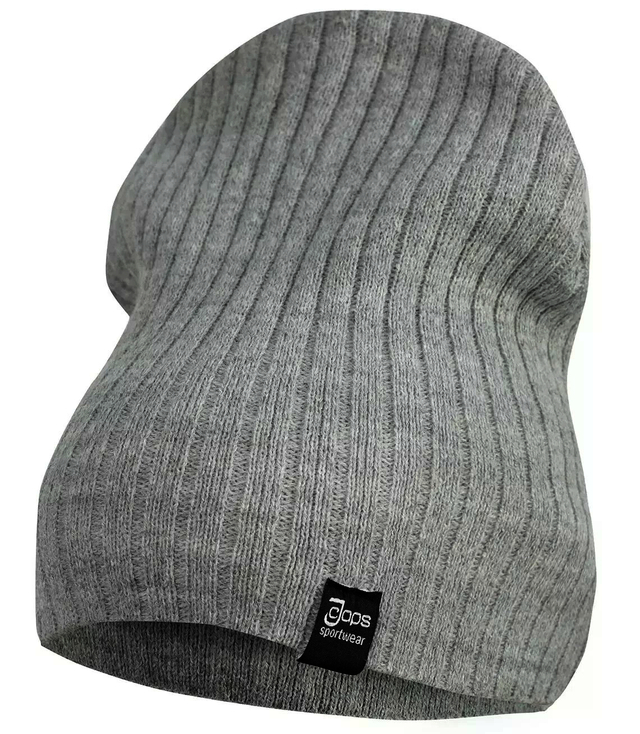 UNISEX ribbed knit beanie