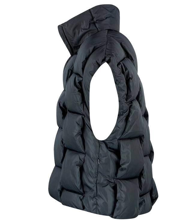 Women's Sleeveless Warm Short Quilted Vest ADA