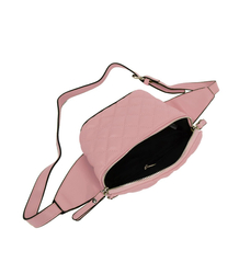 Fashionable quilted waist bag