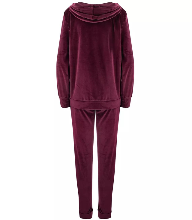 Tracksuit pants sweatshirt set velour MARTA