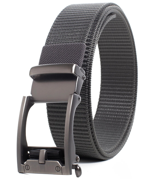 Universal men's belt 125/3.5 cm Metal clip buckle