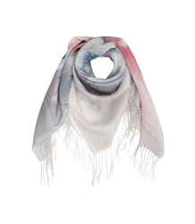 Women's floral pattern scarf 180x70