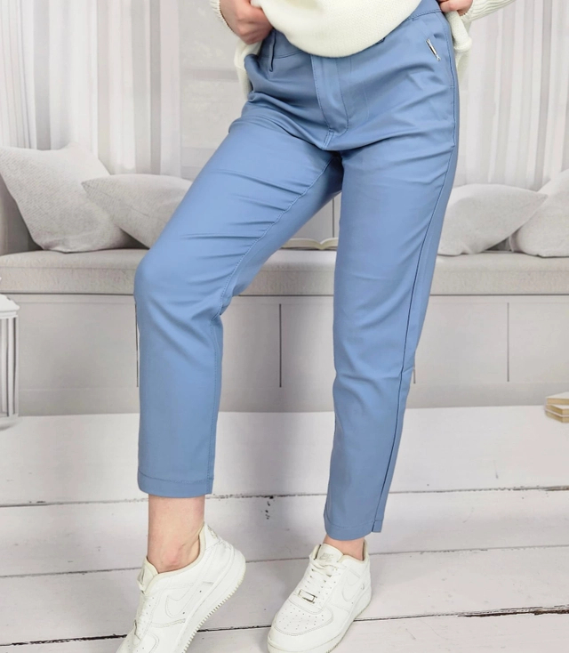 Women's elegant colorful cigarette pants VALERIA