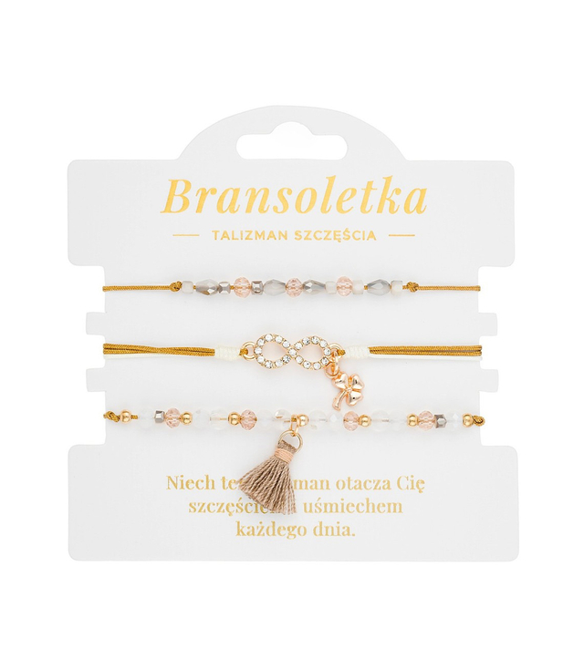 Bransoletki 3w1 TALIZMAN SZCZĘŚCIA z zawieszką
