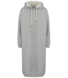 Warm Women's Sweatshirt Oversize Cotton Dress INEZ