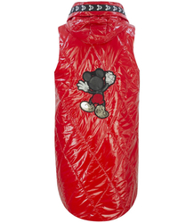 Mickey Mouse long quilted vest Hood