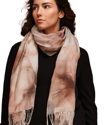 Women's floral pattern scarf 180x70