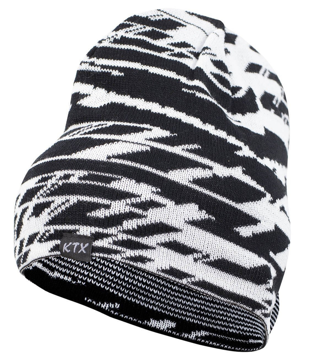 Multipurpose autumn winter beanie BEANIE Warm abstract pattern