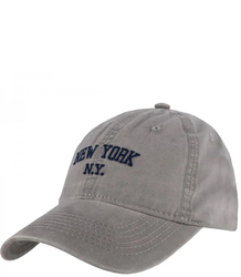 Czapka z daszkiem bawełniana regulowana unisex haft NEW YORK