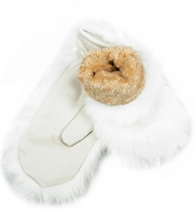 Women's Warm Gloves with fur insulated