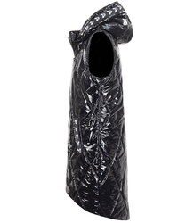 Mickey Mouse long quilted vest Hood