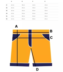 Men's denim shorts shorts + belt