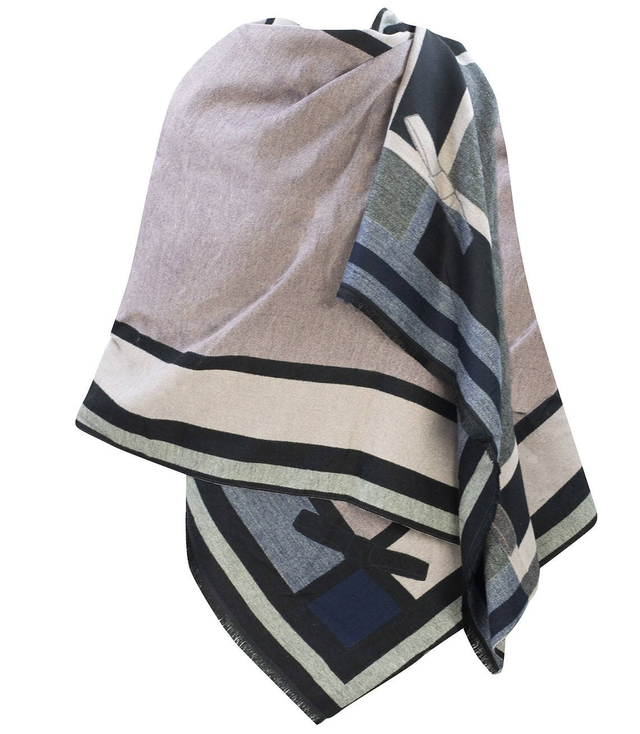 Shawl Woven scarf elegant shawl bow