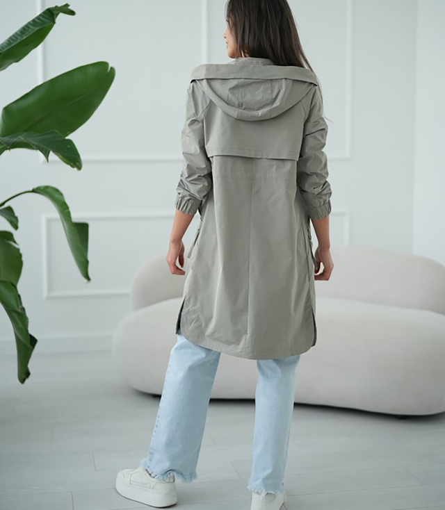 Women's trench coat transitional parka VICTORIA