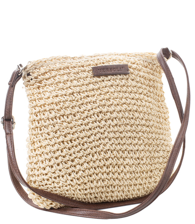 Summer small boho braided shoulder bag