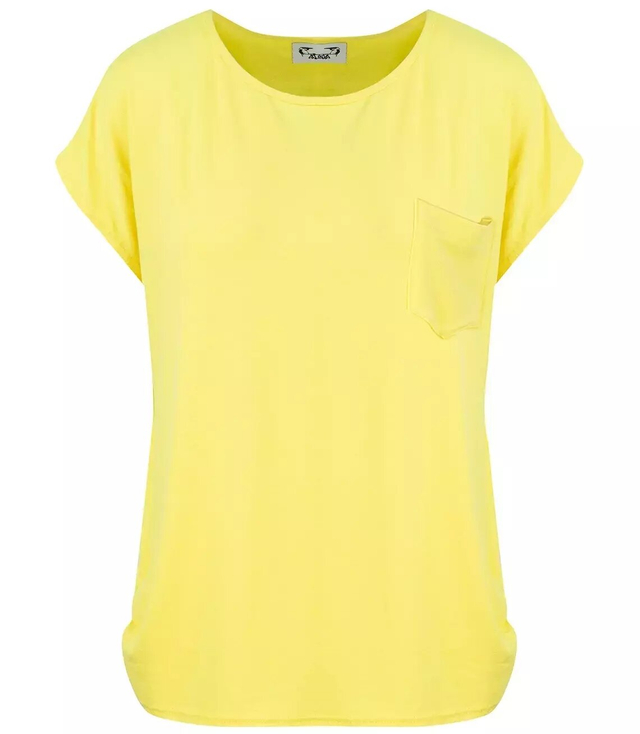 T-shirt bluzka damska drapowanie BASIC