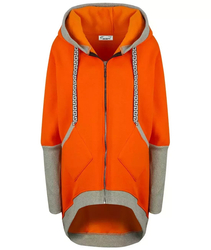 Warm oversized sweatshirt PARKA sweatshirt hoodie