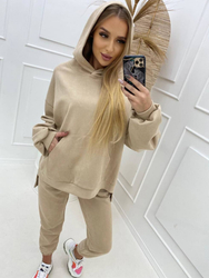 BASIC suede tracksuit 2-piece set