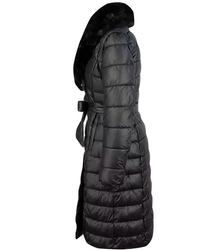 Quilted jacket coat sleeveless 4W1 FUR