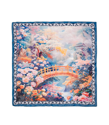 Elegant women's scarf with an insane 70x70 pattern