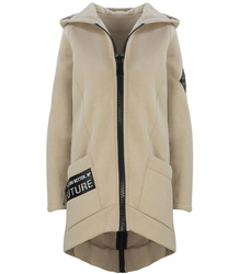 Designer long parka sweatshirt thick warm