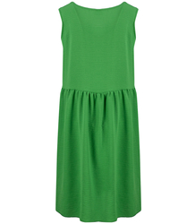 A simple midi dress with a cut-off waist and flared bottom NATASHA