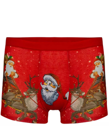 Men's Christmas Boxer Santa Claus PLUS SIZE