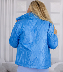 Kurtka pikowana WIOSENNA z kołnierzem stylowe kolory