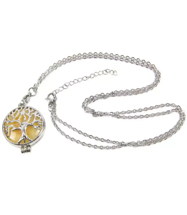 Surgical steel jadeite necklace Gift