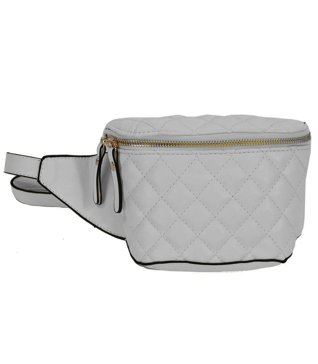 Fashionable quilted waist bag