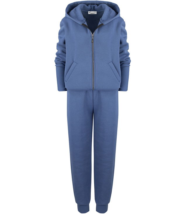 Sports tracksuit set fleecy cotton smooth oversize MIRABELL