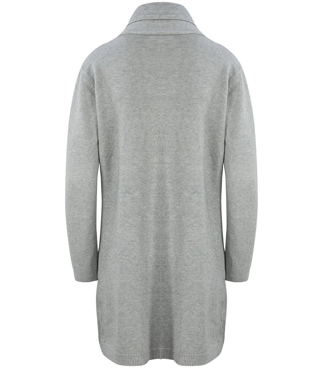 GŁADKI Sweter Kardigan WEŁNA Kaszmir