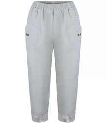 3/4 stripe thin elasticated trousers