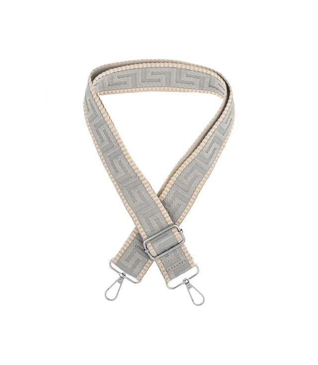 Fashionable braided wide purse strap adjustable