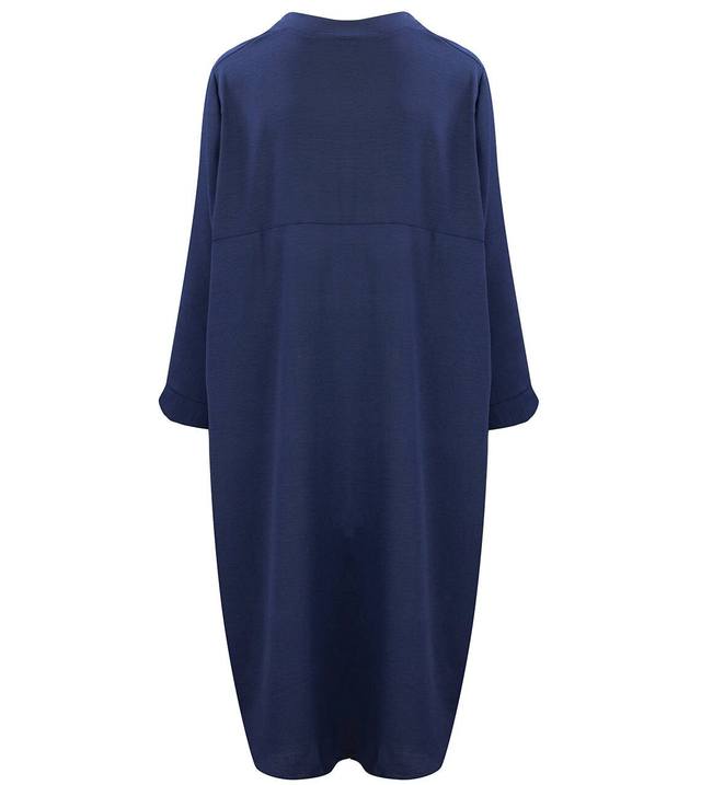 Oversize tunic shirt longer at the back