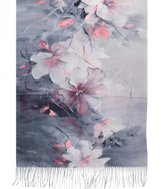 Stylish shawl scarf floral pattern Elegant 180x70 cm