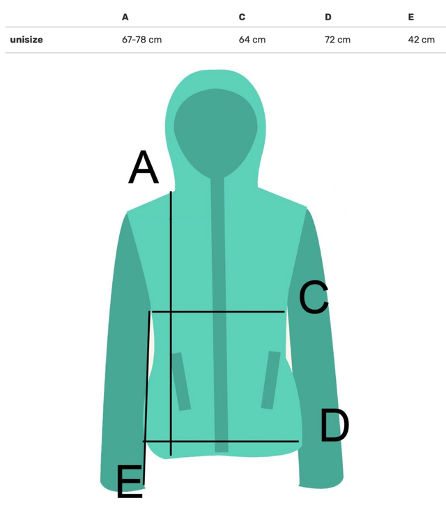 Women's sweatshirt with longer back and ribbed hem VERONICA