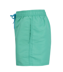 One-color swim shorts with contrasting string