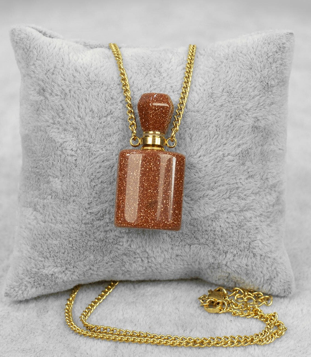 Necklace pendant perfume bottle bottle DESERT SAND