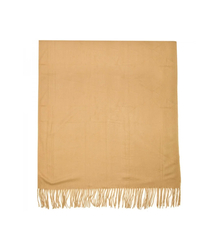 Soft large shawl with tassels uniform classic
