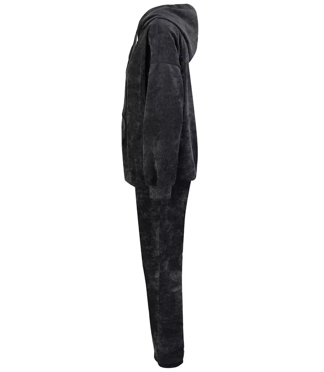 Tracksuit set corduroy pants sweatshirt zipper