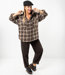 Timeless FRIDA plaid flannel shirt