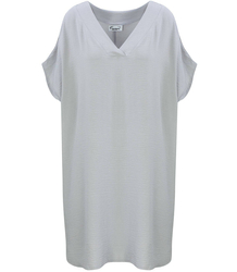 Gładka luźna wygodna sukienka tunika basic mini