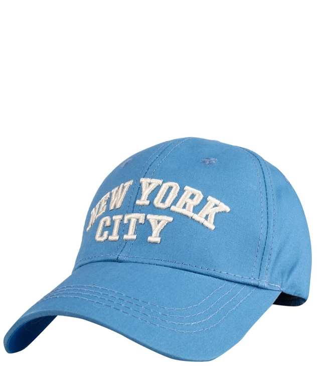 A baseball cap decorated with the inscription NEW YORK CITY