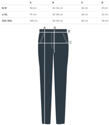 Women's fabric pants tapered leg ALINA