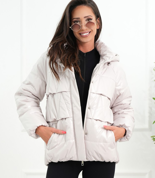 Women's insulated bomber jacket with quilting JAGNA